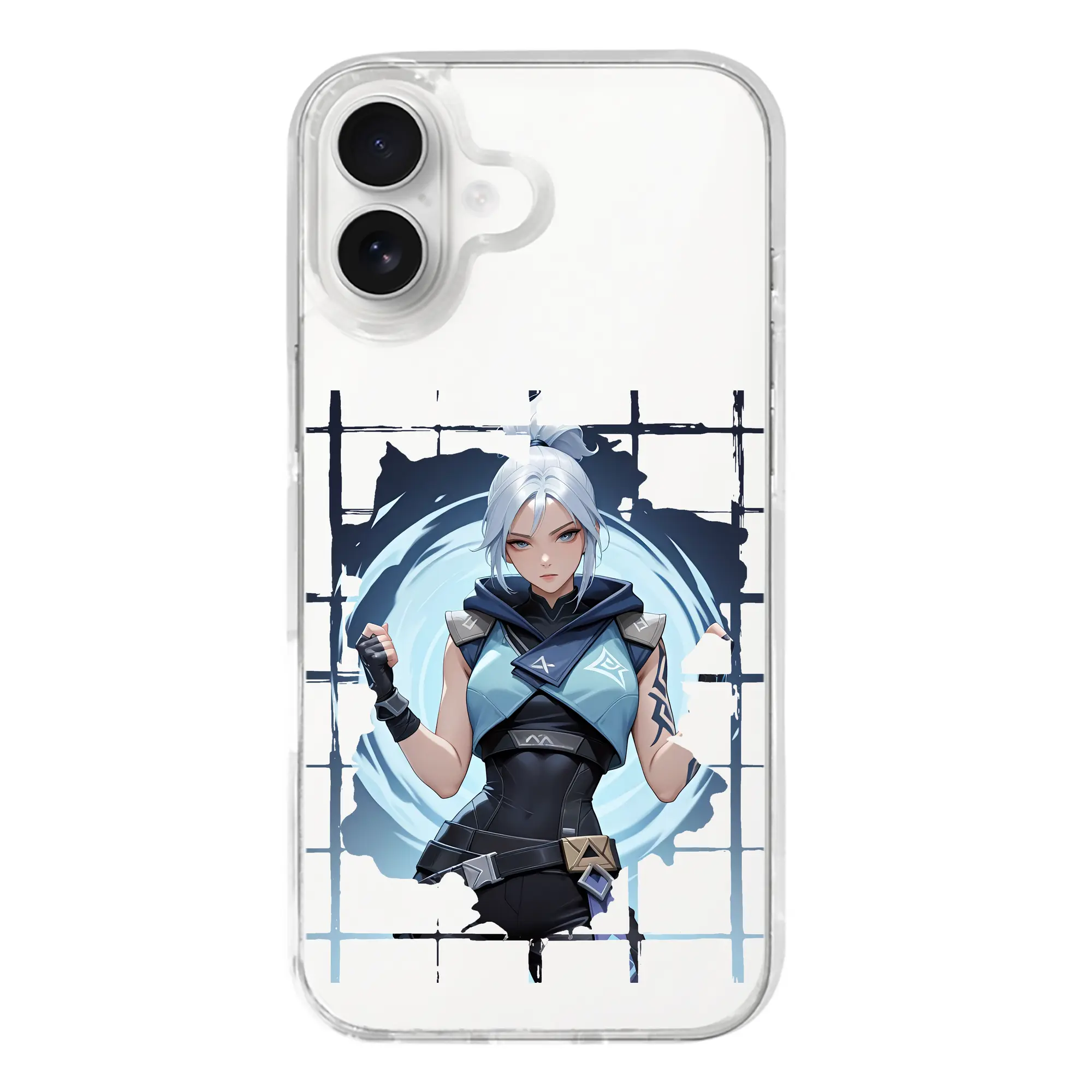 VALORANT グッズ,ジェット - iPhone 17シリーズ 透明スマホケース – 薄型・耐衝撃・精密フィット保護カバー